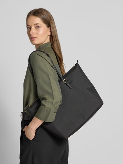 Lauren Ralph Lauren Tote Bag mit Label-Applikation Modell 'KEATON' Black 1