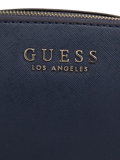 Guess Crossbodytas met saffianostructuur Marineblauw - 3