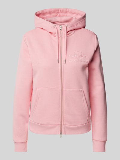 Gant Sweatjacke mit Reißverschluss Pink 2