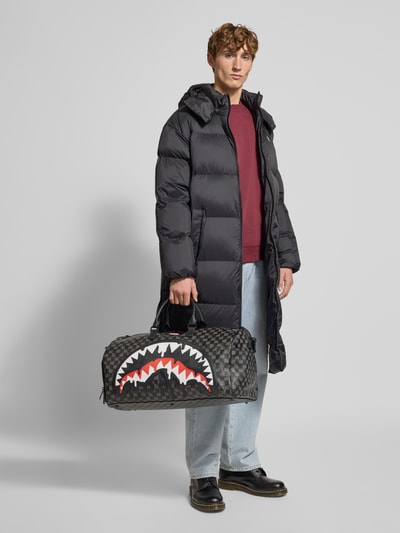 Sprayground Torba weekendowa ze wzorem na całej powierzchni model ‘DRIPPING SHARKS IN PARIS’ Czarny 1