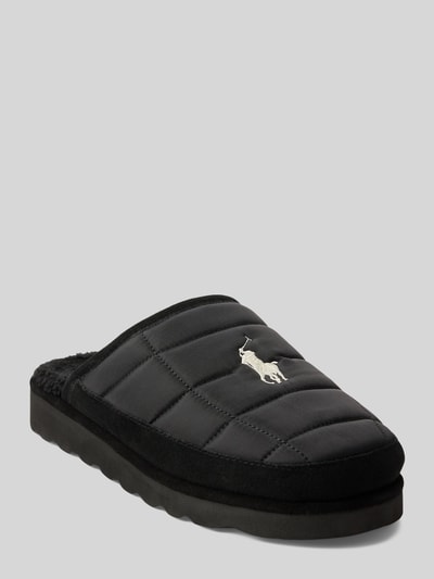 Polo Ralph Lauren Hausschuh mit profilierter Sohle Black 1