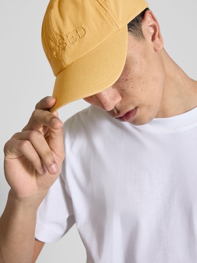 Closed Basecap aus reiner Baumwolle GELB 1