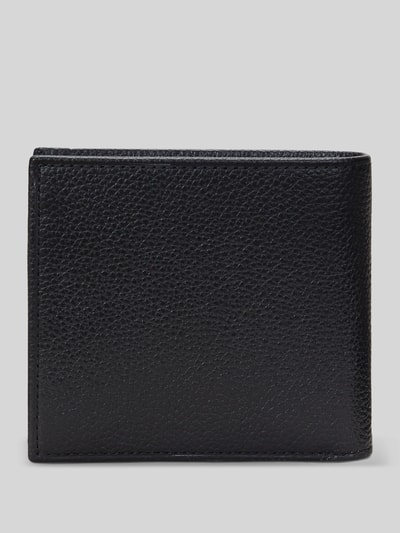 Polo Ralph Lauren Portemonnaie aus Kalbsleder mit Münzfach Black 3