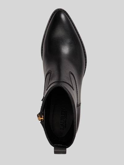 Lauren Ralph Lauren Stiefelette aus Kalbvelours mit Cowboy-Absatz Black 3