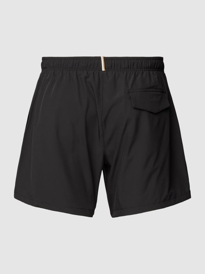 BOSS Badehose mit Label-Print Modell 'Tio' Black 3
