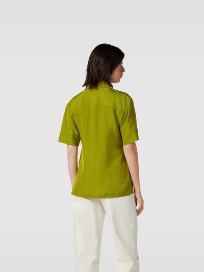 Victoria Beckham Blusenshirt mit Knopfleiste Gruen 5