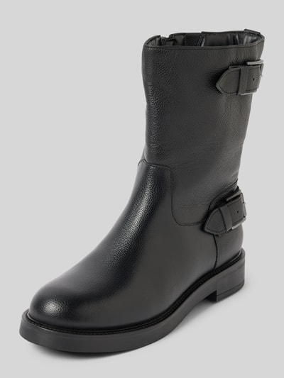 Newd Tamaris Stiefel aus Leder mit Reißverschluss Black 1