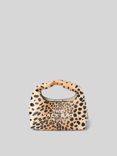 Marc Jacobs Handtasche mit Label-Print Hellbraun 2