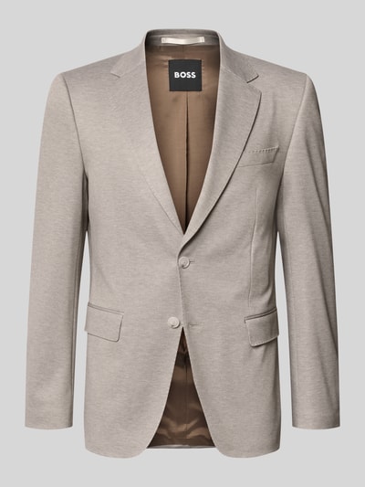 BOSS Slim Fit Anzugsakko mit Viskose-Anteil Modell 'H-Huge-J-263' Beige 2