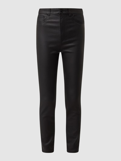 QS Skinny Fit Hose in Leder-Optik Black 2