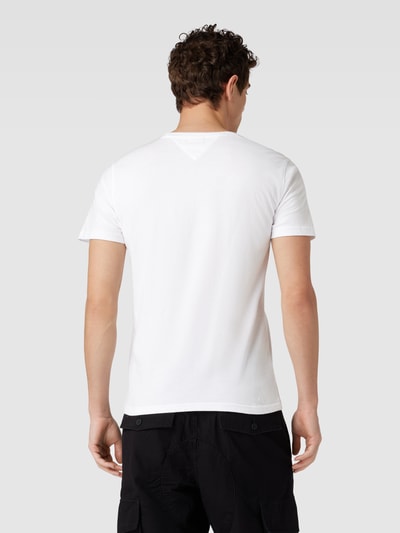 Tommy Jeans T-shirt met labelstitching in een set van 2 stuks Wit - 5