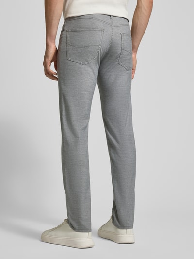 Pierre Cardin Slim fit stoffen broek met viscose, model 'Lyon' Zilver - 5