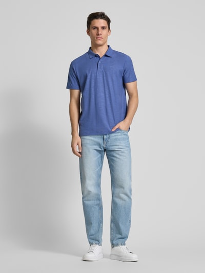 JOOP! Jeans Poloshirt mit Label-Print Modell 'Alonso' Dunkelblau 1