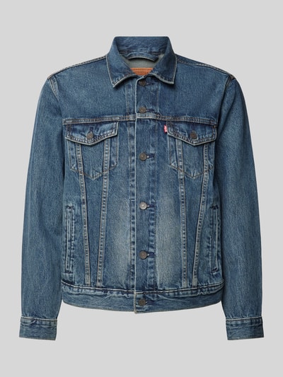 Levi's® Kurtka jeansowa z kieszeniami na piersi model ‘THE TRUCKER’ Jeansowy niebieski 2