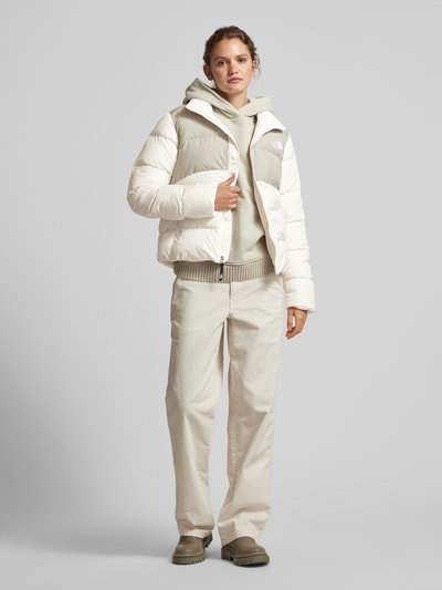 The North Face Gewatteerde jas met opstaande kraag, model 'Saikuru' Offwhite - 1