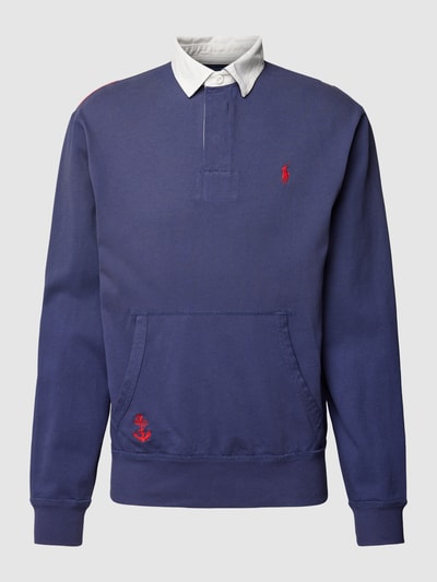 Polo Ralph Lauren Sweatshirt mit Polokragen Ocean 2