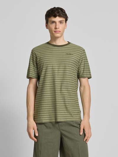 ONeill T-Shirt mit Label-Stitching Oliv 4