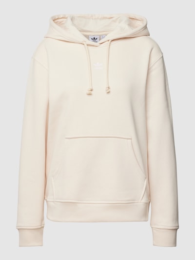 adidas Originals Hoodie met merkstitching, model 'HOODIE' Zand - 2