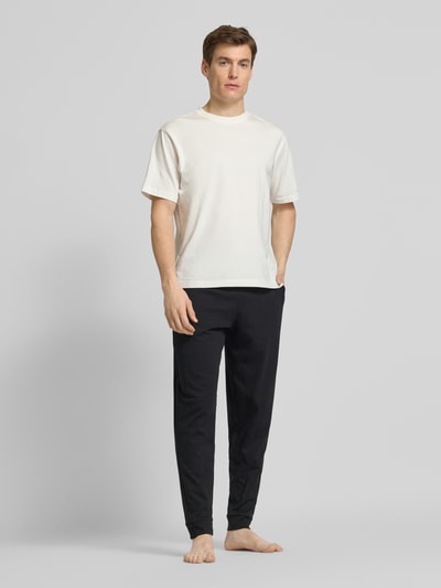 Christian Berg Men Sweatpants mit Label-Details Black 1