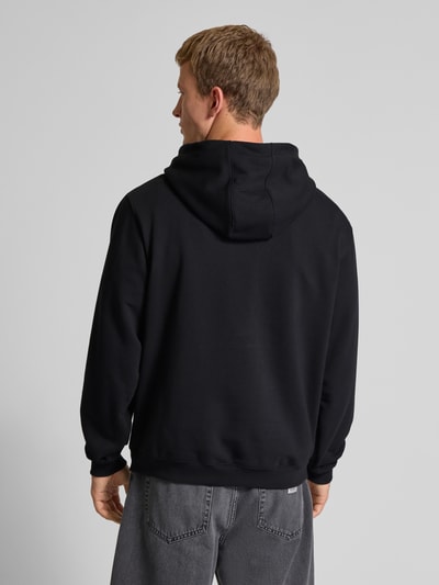 Balr. Hoodie mit Label-Stitching und Känguru-Tasche Black 5
