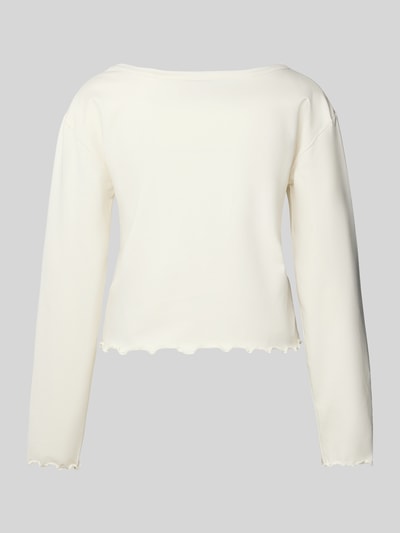 HUGO Regular fit shirt met lange mouwen en katoen Offwhite - 3