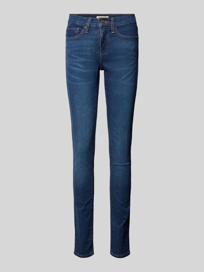 Levi's® 300 Skinny Fit Jeans im 5-Pocket-Design Modell '311' Marine 1