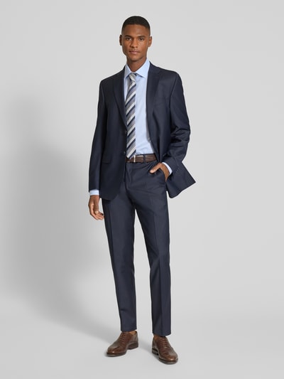 Jake*s Slim Fit Business-Hemd mit Kentkragen Bleu 1
