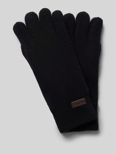 Barbour Handschuhe mit Label-Patch Black 1