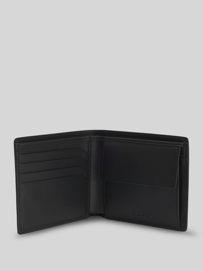 HUGO Portemonnee van echt runderleer, model 'TIBBY' Zwart - 3