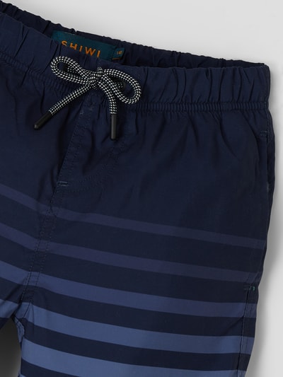 Shiwi Badehose mit Streifenmuster Marine 2