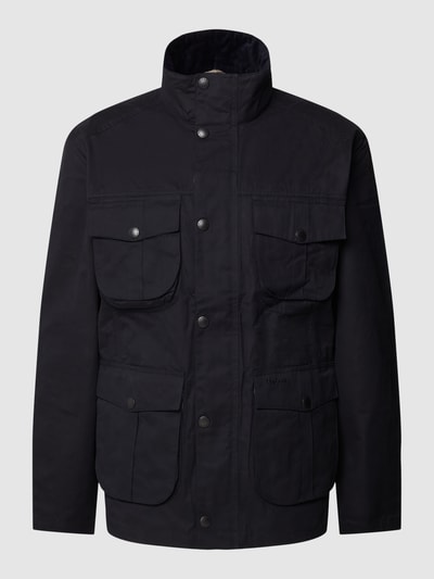 Barbour Jacke mit Label-Stitching Modell 'SANDERLI' Marine 2