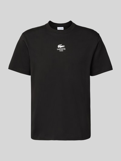 Lacoste Regular Fit T-Shirt aus reiner Baumwolle Black 2
