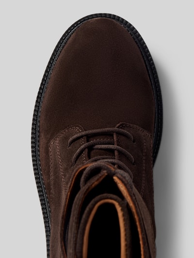 GANT Schnürboots aus Rindsvelours mit Schnallenverschluss Dunkelbraun 3
