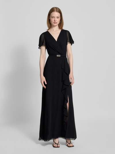 Lauren Ralph Lauren Sukienka wieczorowa z paskiem w talii model ‘FARRYSH’ Czarny 4