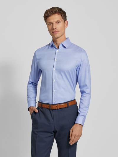 Jake*s Slim Fit Business-Hemd mit Kentkragen Royal 4