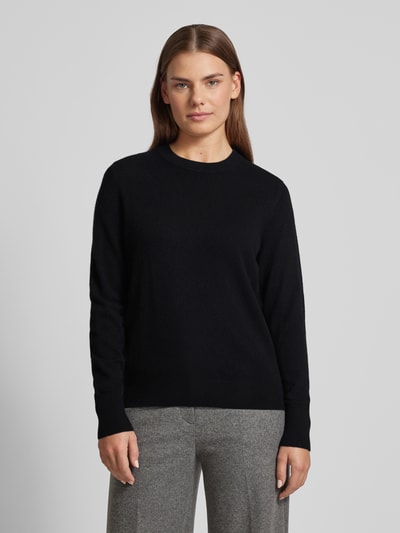 Jake*s Casual Gebreide pullover met ribboorden Zwart - 4