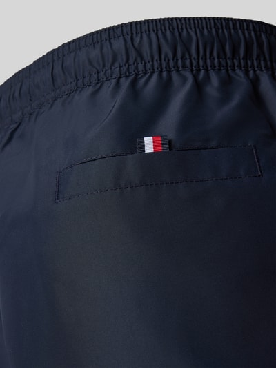 Tommy Hilfiger Badehose mit Label-Stitching Dunkelblau 2