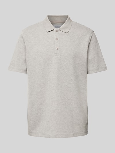 MCNEAL Regular fit poloshirt met korte knoopsluiting Grafiet gemêleerd - 2