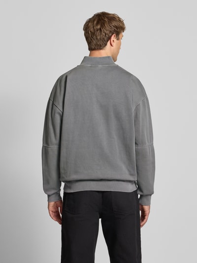 Pegador Oversized sweatshirt met opstaande kraag Antraciet - 5