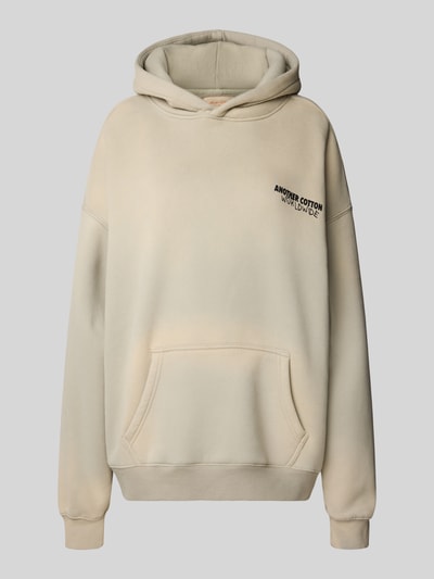 ANOTHER COTTON LAB Oversized Hoodie mit Kapuze Hellgrau 2