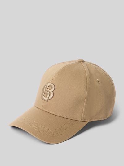 Produktfoto, Basecap uit puur katoen Model 'ZED-B-ICON' van BOSS met effen kleuren, logodetail, label in reliëf, gestikte luchtgaten