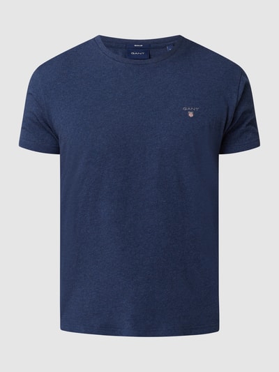 Gant Regular Fit T-Shirt mit Logo-Stickerei  Jeansblau 2