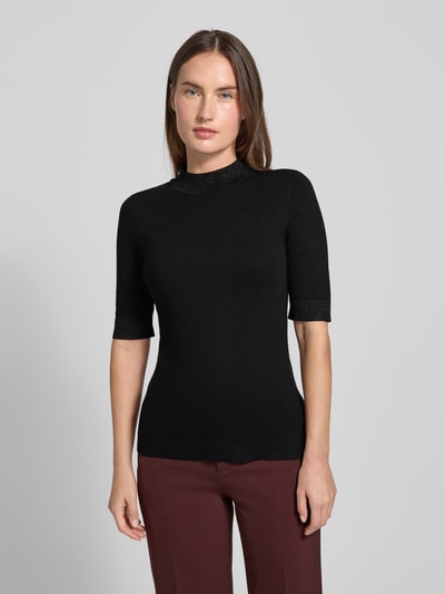 comma Strickpullover mit 1/2-Ärmel Black 4