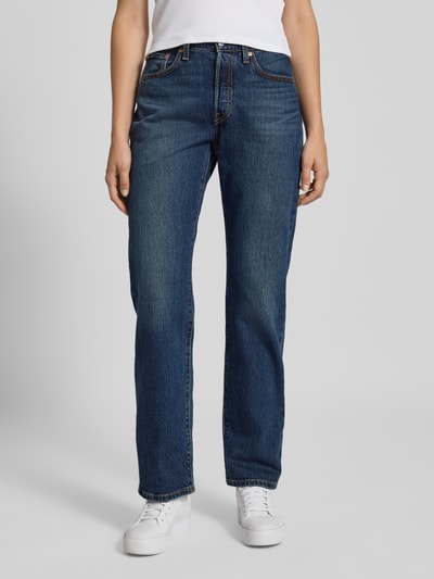 Levi's® 300 Straight fit jeans, model '501 CURVE COLD SUMMER' Blauw - 4