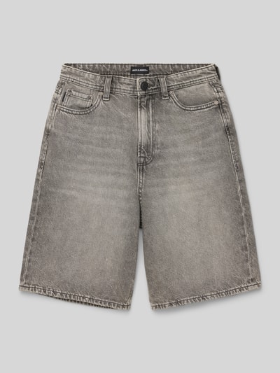 Jack & Jones Szorty jeansowe z 5 kieszeniami model ‘IRON’ Średnioszary melanż 1