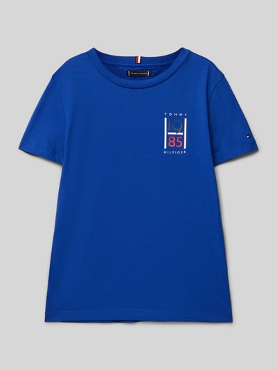 Tommy Hilfiger Teens T-Shirt mit Label-Print Blau 1