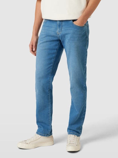 MCNEAL Jeans mit Label-Patch Aqua Blau 4