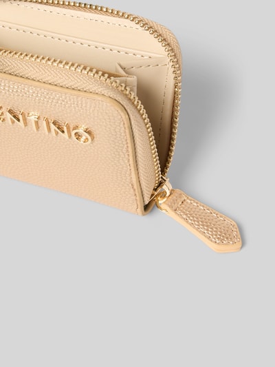 VALENTINO BAGS Portemonnee met labelapplicatie, model 'DIVINA' Goud gemêleerd - 3