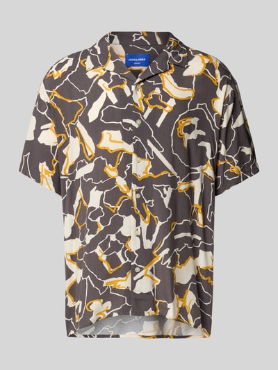 Jack & Jones Regular fit vrijetijdsoverhemd met resortkraag, model 'LUKE' Lichtgrijs - 2