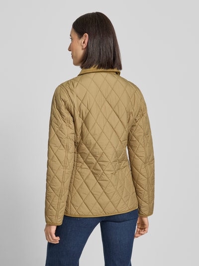 Polo Ralph Lauren Gewatteerd jack met platte kraag en klepzakken Kaki - 5